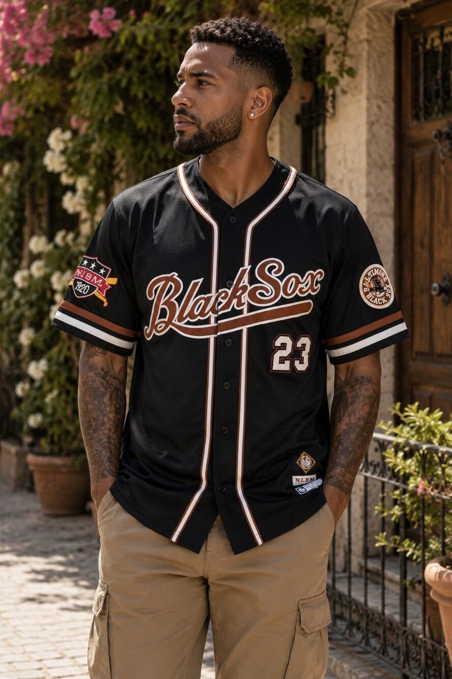 NLBM Baltimore Black Sox Jersey Mens XL Negro League #23